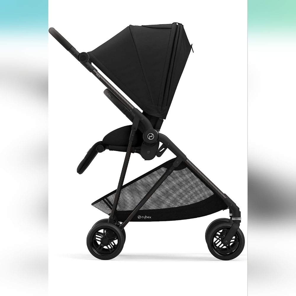 Cybex Melio Carbon 3 in Moon Black stroller